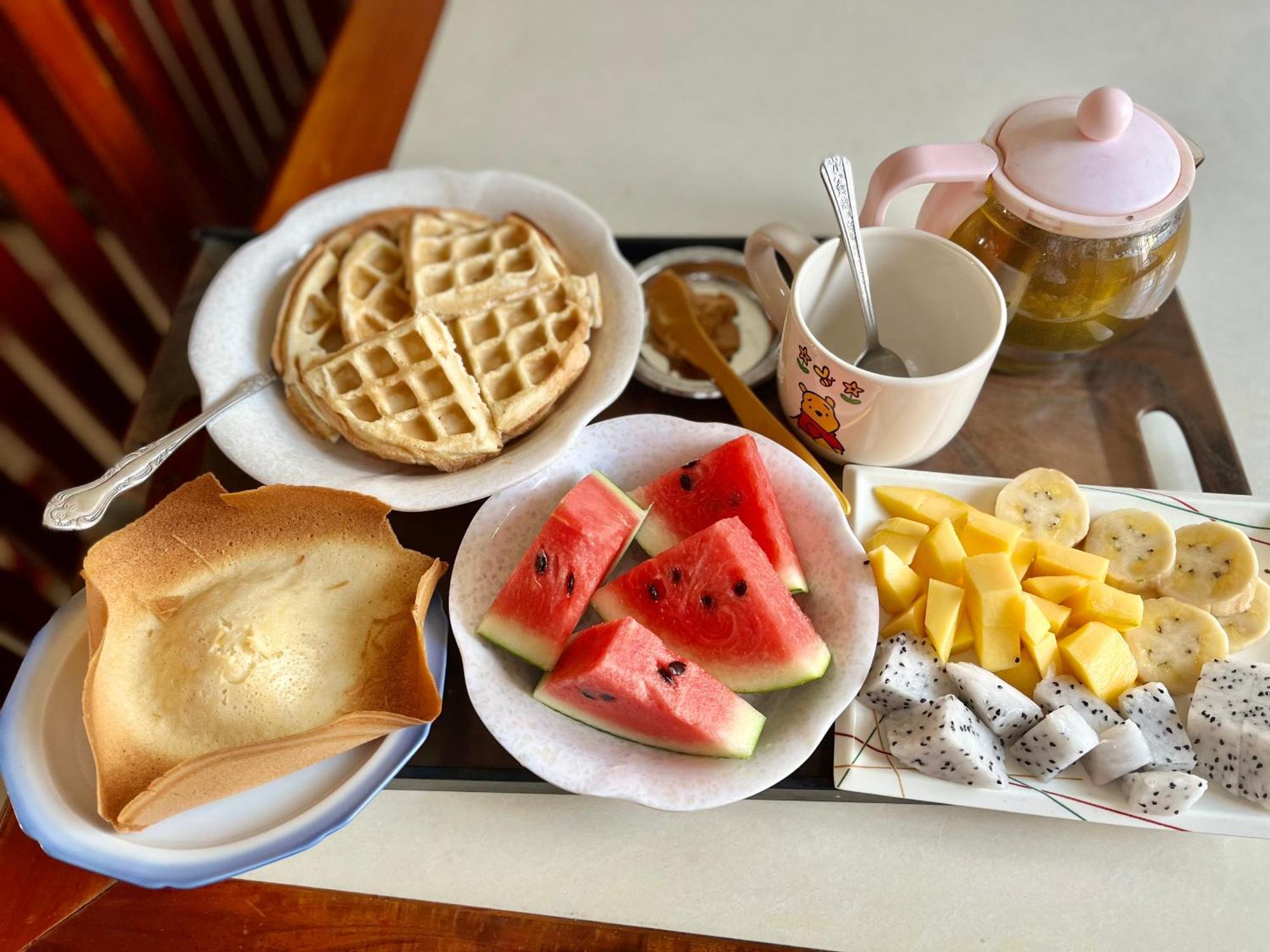 Cherry Homestay - Hoang De Motel Чау Док Екстериор снимка
